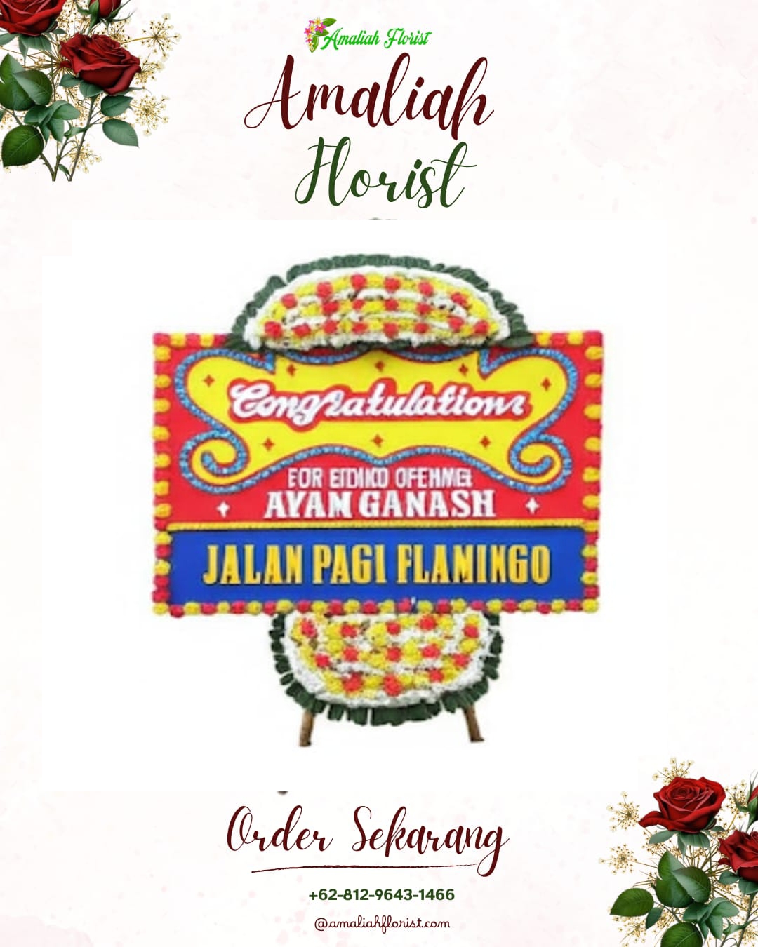 Sewa Papan Bunga Liang Anggang